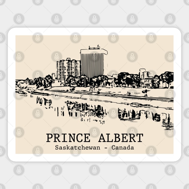 Prince Albert - Saskatchewan Magnet by Lakeric